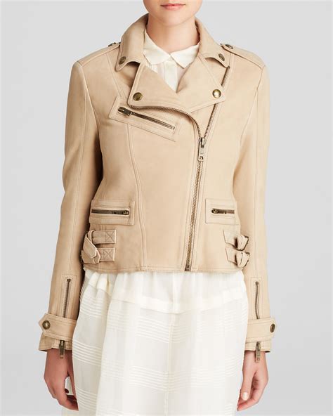 burberry brit sandfield suede moto jacket|Bloomingdale's.